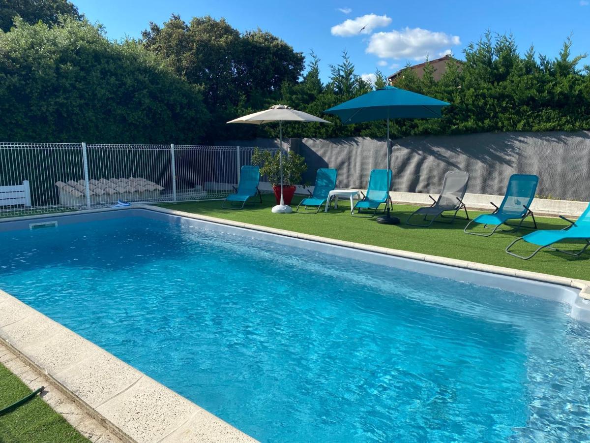 Gite Lavande Avec Piscine Privee Classe 4 Etoiles Lagorce  Ngoại thất bức ảnh