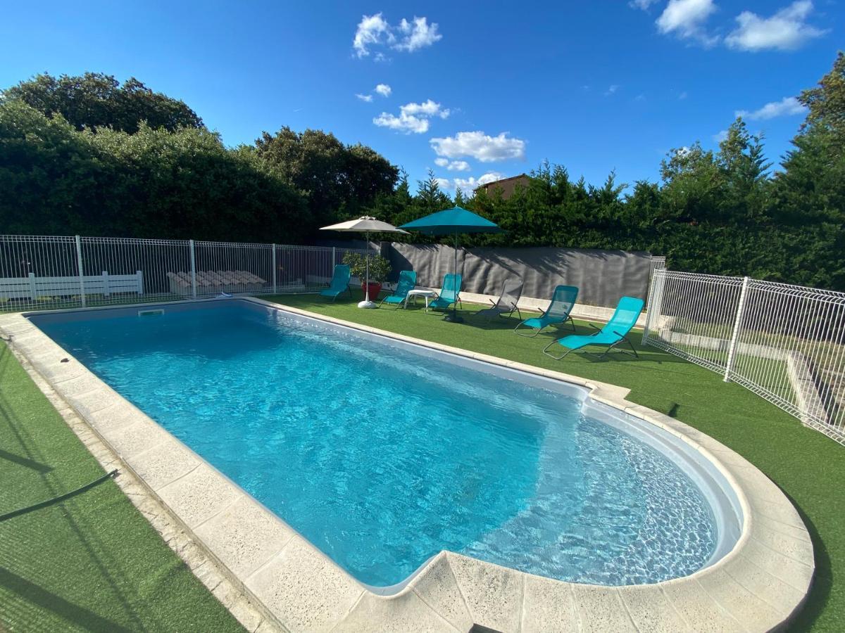 Gite Lavande Avec Piscine Privee Classe 4 Etoiles Lagorce  Ngoại thất bức ảnh
